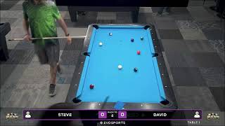 STEVE  vs DAVID  - THE BREAK ROOM - TABLE 1 | EvoSports
