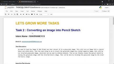 Task:2-Image to Pencil Sketch with Python | LGMVIP-DataScience | LETS GROW MORE