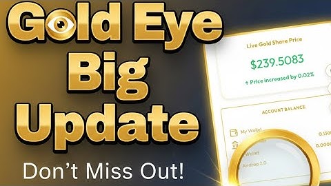 Gold Eye Airdrop 2.0 Claim Update | Gold Eye Withdraw Open | Gold Eye Withdraw Problem 