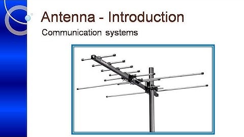 Antenna Introduction/Communication system/workshop instructor electronics/Gate/btech electronics