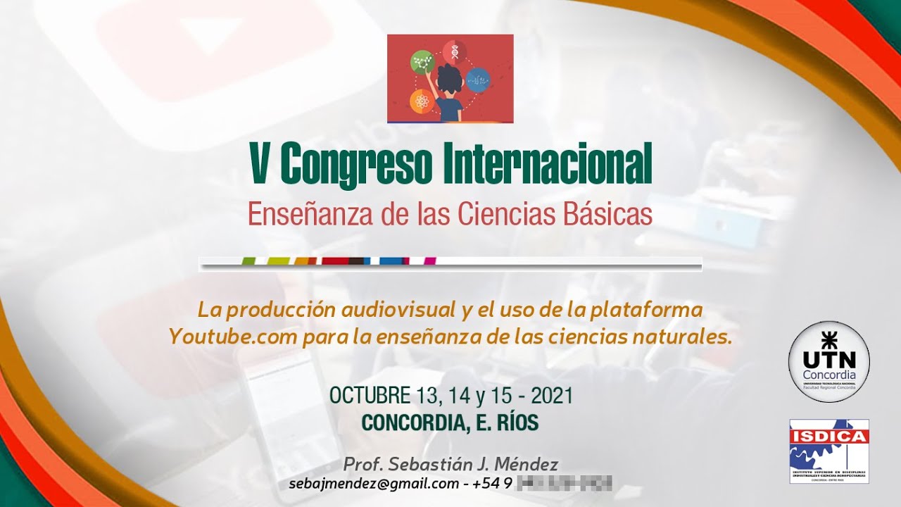 Participación en el V Congreso Internacional de Enseñanza de las ...