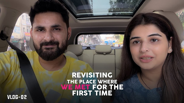 Revisiting the place where we met for the first time
