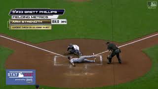 Statcast: Phillips' 104-mph toss