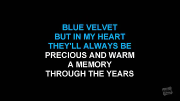 Blue Velvet in the style of Bobby Vinton karaoke version with lyrics