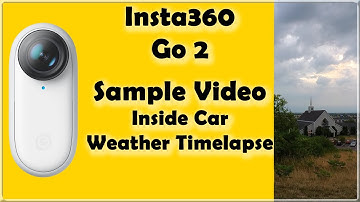 Insta360 Go2 Video Sample - Driving and Storm Clouds Timelapse