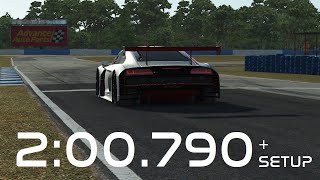 rFactor 2 Hot Lap | Audi R8 2019 GT3 @ Sebring + Setup