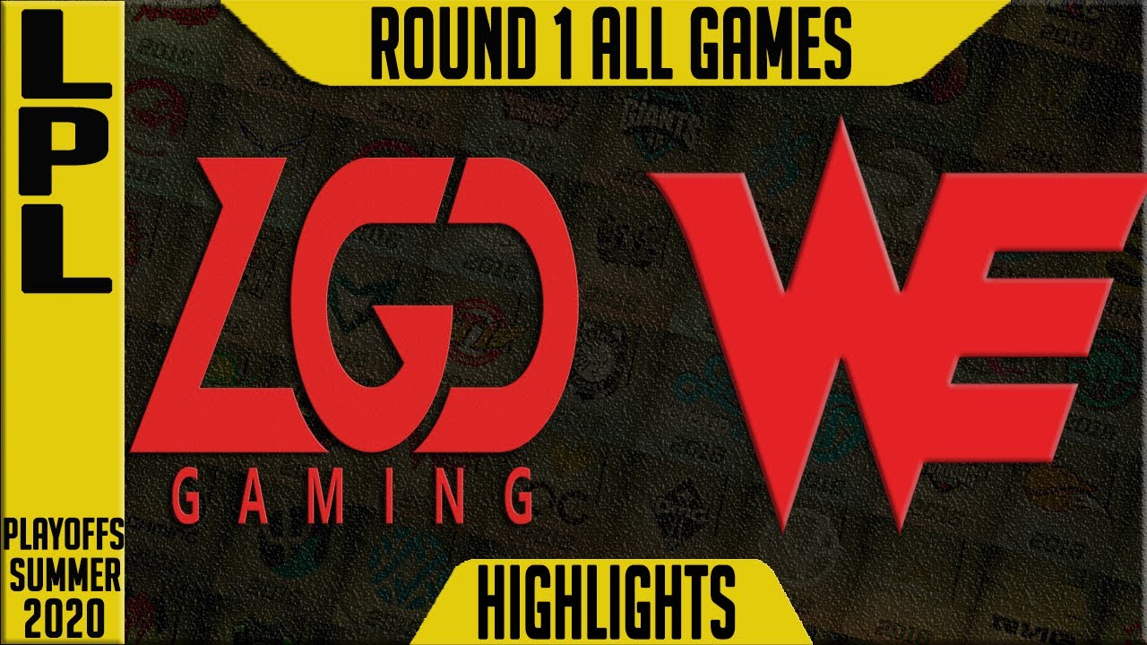 LGD vs WE Highlights ALL GAMES | LPL Playoffs Summer 2020 Round 1 | LGD Gaming vs Team WE