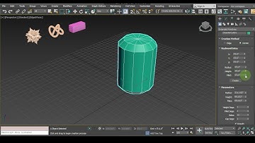 19. Chamfer Cylinder-Extended Primitives-3Ds Max By Engineer Imran BK