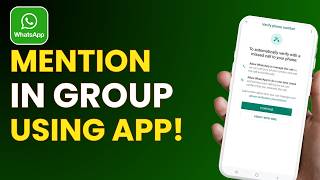 How To Use WhatsApp Mention in Group ! screenshot 4