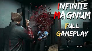 INFINITE MAGNUM | Full Gameplay | HARDCORE | Resident Evil 2 REMAKE
