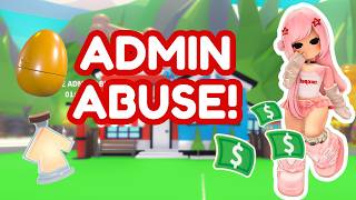 Will this ADMIN ABUSE be a W or L??!! 🔴 #adoptme #roblox