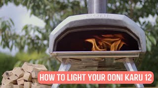 How to Light Your Ooni Karu 12 - Charcoal &amp; Wood