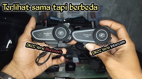 Perbedaan intercom gearelec dk02 versi intercom dan versi bluetooth