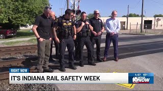 Officials urge caution near railroads during ‘Indiana Rail Safety Week’