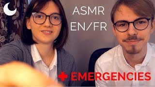 ASMR Binaural FR/EN - French emergencies 🏥 english subtitles available screenshot 1