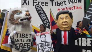 Tập Cận Bình bị biểu tình chống đối trước cửa Nhà Trắng Washington DC