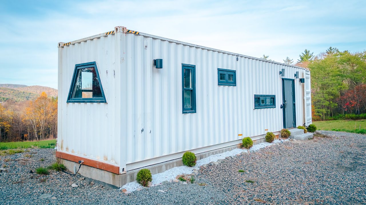 Casa Contenedor 12.2×2.4m 🏡 | Tiny House Moderna que Tienes que Ver