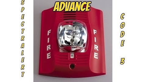 Code 3/temporal on the spectralert advance