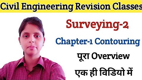 Surveying-2 | Chapter-1 (Contouring) | Complete Overview in Only One Video | By Success Path