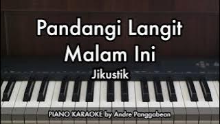 Pandangi Langit Malam Ini - Jikustik | Piano Karaoke by Andre Panggabean