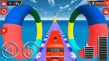 Impossible Bus Stunt Driving - Bus Mega Ramp Games 2020 - Android Gameplay