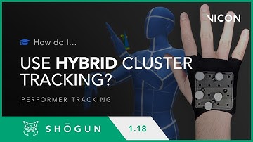 Vicon Shogun 1.18 - Hybrid Cluster Tracking