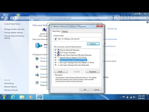 Cannot access network properties ipv4 and ipv6 properties in Windows 10, 8, 7