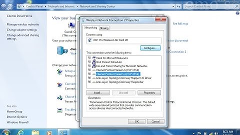 Cannot access network properties ipv4 and ipv6 properties in Windows 10, 8, 7
