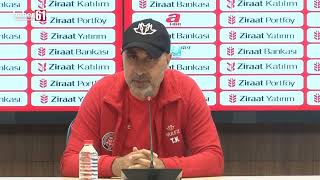 Fatih Karagümrük Teknik Direktörü Tolunay Kafkas'ın Trabzonspor maçı sonrası basın toplantısı Resimi
