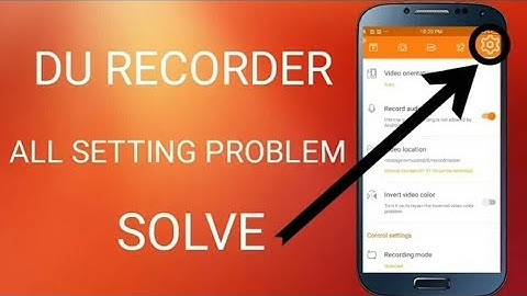 DU Screen Recorder All Settings In Hindi//Best Screen Recorder //Technical Videos