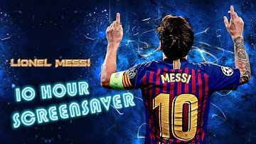 Lionel Messi Juggling Skills ScreenSaver ✶ 10 Hours ✶ Amazing Background Video Loop