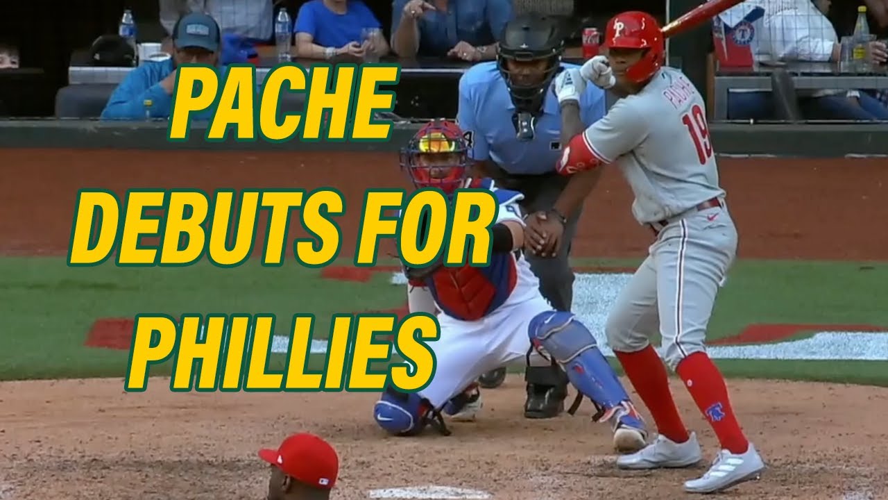 Cristian Pache makes Phillies debut