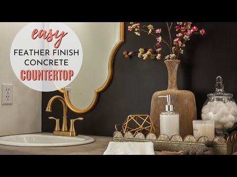 Can You Do Concrete Countertops In Bathroom?