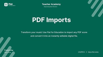 How Music Teachers Can Edit PDF Sheet Music Using Flat for Education