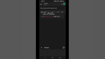 Python | Remove Empty Lists from a List  Using remove() in a Loop