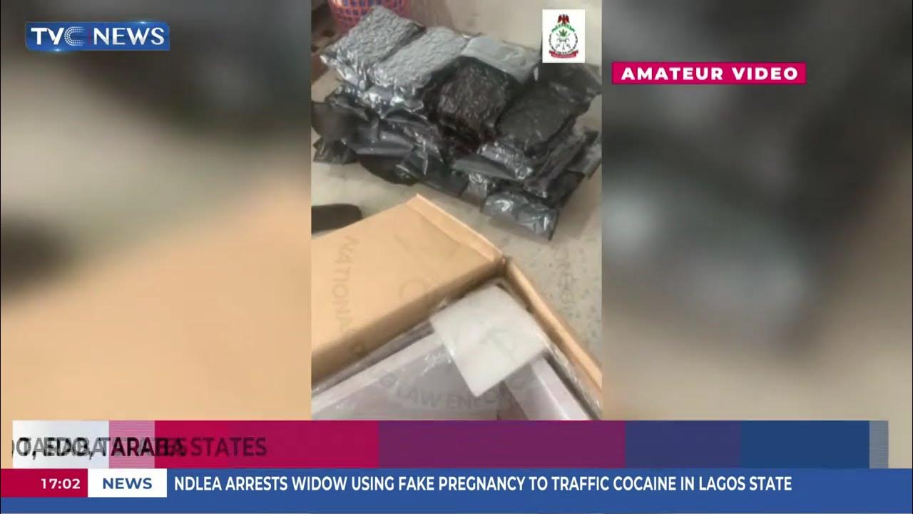 Cocaine seized after being hidden under a fake pregnancy disguise