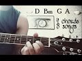 Play 8 bollywood songs using 4 NEW chords ( D..Bm..G..A )