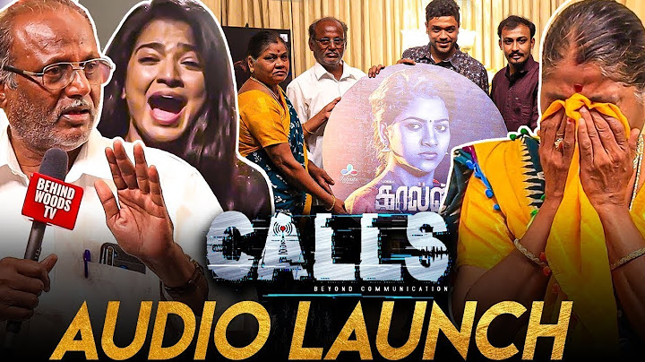 EXCLUSIVE: VJ Chithra's 'Calls' Audio Launch - கண்ணீரோடு வெளியிட்ட அம்மா அப்பா! | Director Sabarish