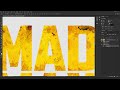 Mad Max: Fury Road Photoshop Text Effect