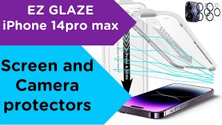 EZ Glaze Screen protector iphone 14 Pro Max Electronics and Gadgets