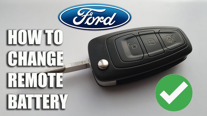 BEST How to change Ford keyless remote key battery - Kuga C-Max