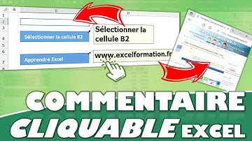 Comment créer un commentaire cliquable avec un lien hypertexte sur Excel ?