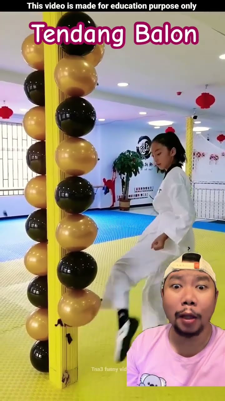 GADIS JAGO NENDANG BALON!!!? #taekwondo #karate #sports #shortsvideo