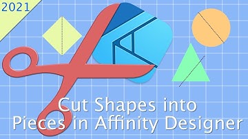 Cut Shapes into Pieces in Affinity Designer