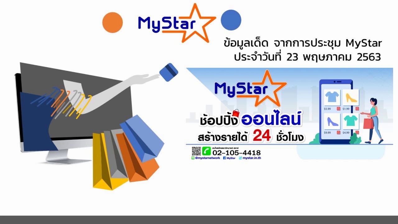 บันทึกเสียงการประชุม MyStar วันที่ 23 พฤษภาคม 63