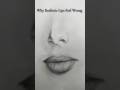 Why Realistic Lips Feel Wrong? #drawing #art #artcomeback #sketch