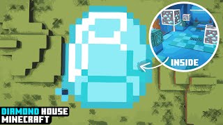 Minecraft | How to build a diamond house