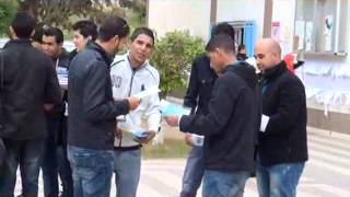 مكافحة الفساد  جامعة طرابلس  ليبيا ودور جمعية الشفافية الليبية لنشر المطويات للتوعية في مكافحة الفساد ومن أجل كفاح الفساد في ليبيا بمناسبة
