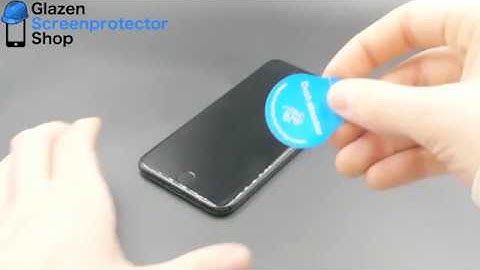 Glazen screenprotector aanbrengen, hoe plaatst u een screenprotector?