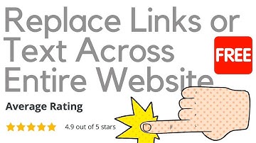 Free Wordpress Plugin Replace Links Or Text Across Entire Website -Search & Replace Wordpress Plugin